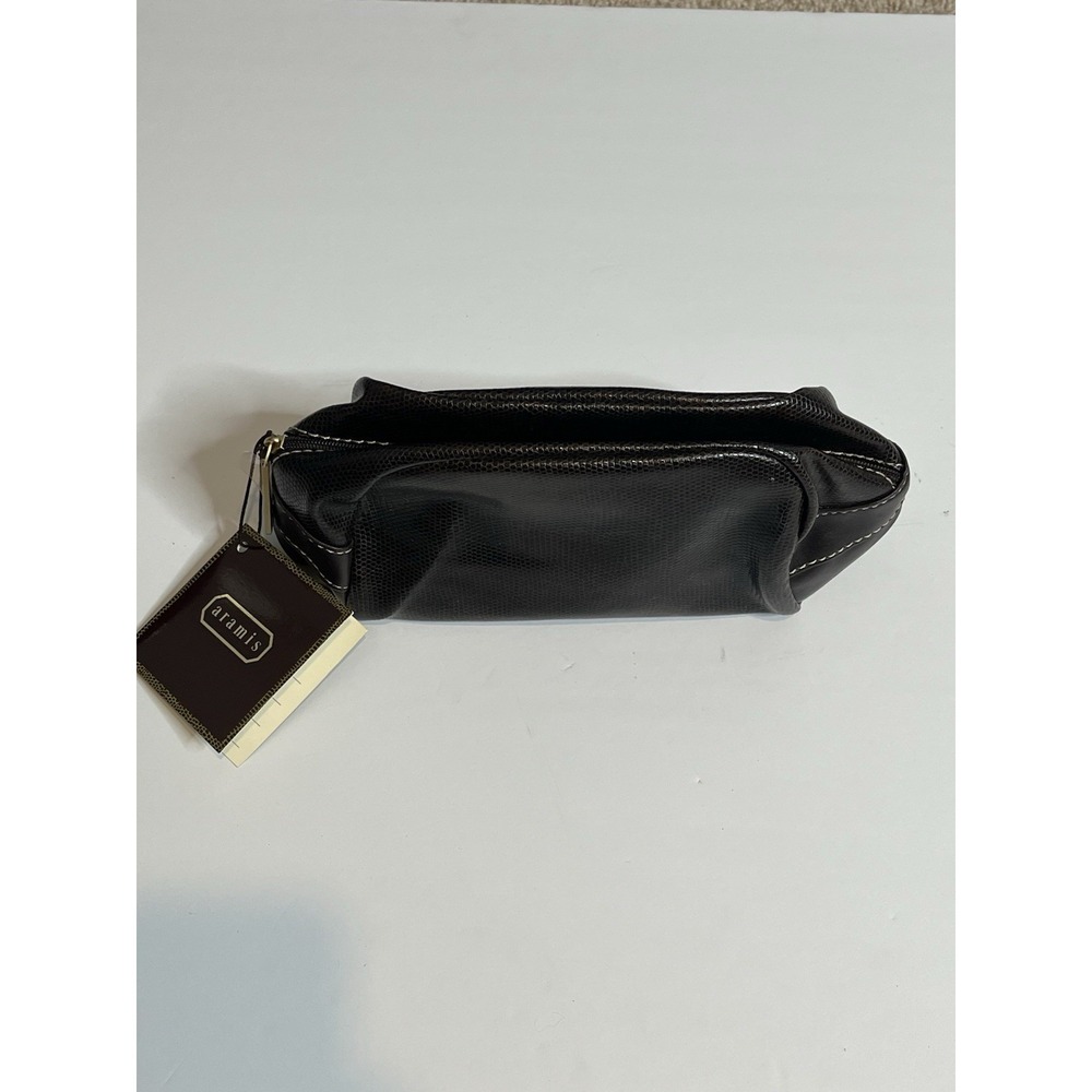 Aramis Dark Brown Toiletry Bag With Zipper NWTs
